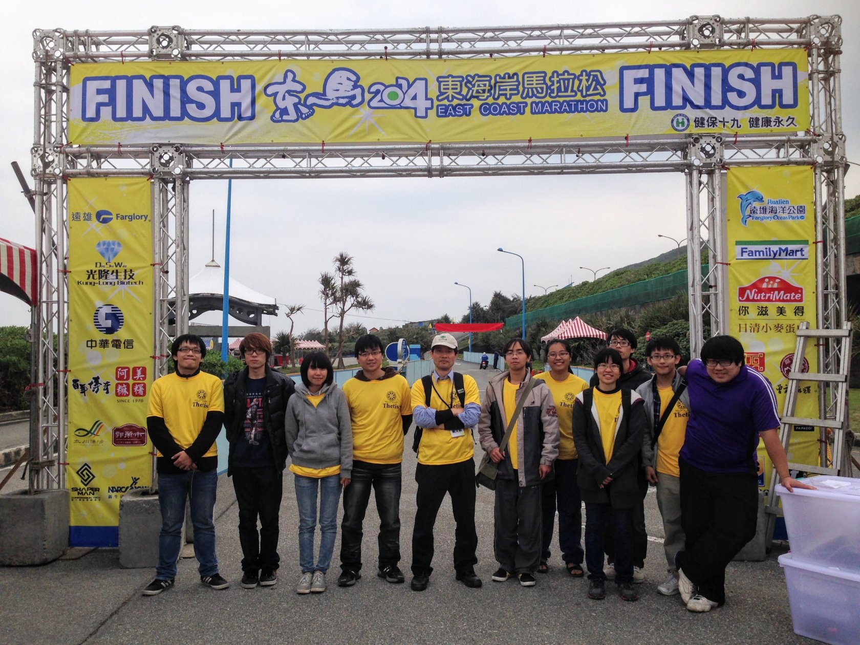 2014 東海岸馬拉松 GAMELab 晶片計時團隊